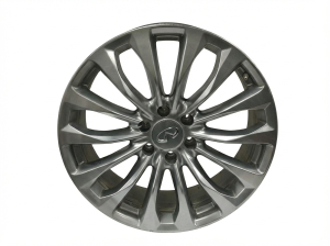 2014-2018 INFINITI QX56 Silver 22x8 14-Spoke Bright Silver Alloy Wheel (Used OEM)