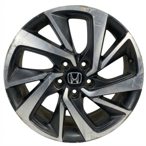 2019-2022 Honda HR-V Black 18-Inch 5 Double-Spoke Machined Dark Gray Alloy Wheel (Used OEM)