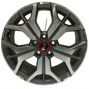 2021-2023 Kia Seltos 18x7.5 5 Y-Spoke Machined Charcoal Alloy Wheel (Used OEM)