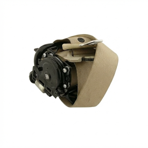 2013 INFINITI QX56 Tan Seat Belt Assembly with Retractor and Pretensioner - Front (Used OEM)