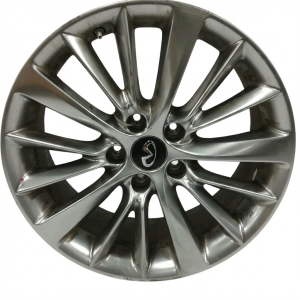2018-2024 INFINITI Q50 18x7.5 15 V-Spoke Smoked Hyper Silver Alloy Wheel (Used OEM)