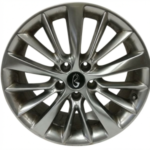2018-2024 INFINITI Q50 18x7.5 15 V-Spoke Smoked Hyper Silver Alloy Wheel (Used OEM)