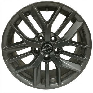 2021-2026 Nissan Rogue Gray 17x7.5 15-Spoke Charcoal Alloy Wheel (Used OEM)