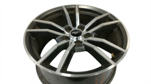 2015-2017 Ford Mustang 10-Spoke Machined Charcoal Alloy Wheel (Used OEM)