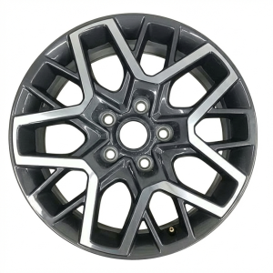 2024-2026 Jeep Wrangler Black 18x7.5 20-Spoke Machined Charcoal Alloy Wheel (New OEM)
