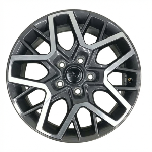 2024-2026 Jeep Wrangler Black 18x7.5 20-Spoke Machined Charcoal Alloy Wheel (New OEM)