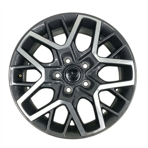 2024-2026 Jeep Wrangler Black 18x7.5 20-Spoke Machined Charcoal Alloy Wheel (New OEM)