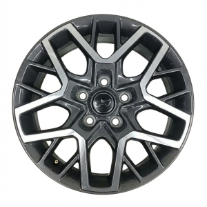 2024-2026 Jeep Wrangler Black 18x7.5 20-Spoke Machined Charcoal Alloy Wheel (New OEM)