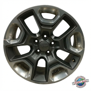 2019-2023 Jeep Cherokee Polished Charcoal Alloy Wheel (Used OEM)