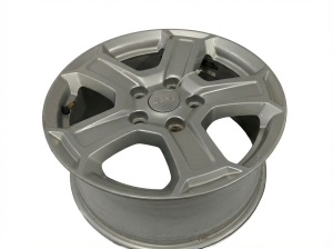 2018-2023 Jeep Wrangler Silver 5-Spoke Tech Silver Alloy Wheel (Used OEM)