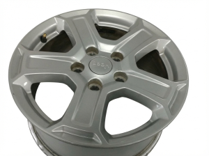2018-2023 Jeep Wrangler Silver 5-Spoke Tech Silver Alloy Wheel (Used OEM)