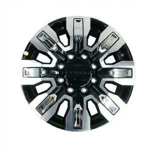2024-2025 GMC Sierra 2500 HD Black 20x8.5 Black Machined Alloy Wheel with Inserts (Used OEM)
