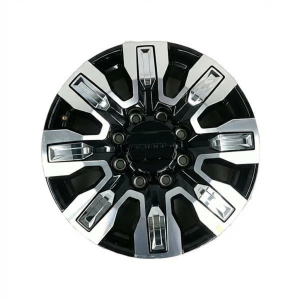 2024-2025 GMC Sierra 2500 HD Black 20x8.5 Black Machined Alloy Wheel with Inserts (Used OEM)