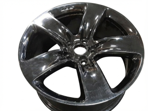 2015-2016 Jeep Grand Cherokee Black 20x10 5-Spoke Black Painted Alloy Wheel (Remanufactured OEM)