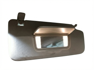 2020-2025 Cadillac XT6 Tan Sun Visor with Vanity Mirror and Light - Right (Passenger) (Used OEM)