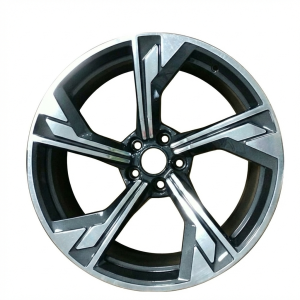 2017-2022 Audi S5 Black 5-Spoke Machined Dark Charcoal Alloy Wheel (Used OEM)