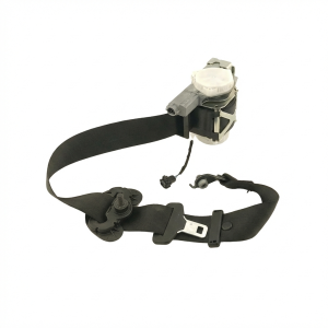 2014-2018 BMW 320i Gray Seat Belt Assembly with Pretensioner - Front (Used OEM)