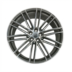 2019-2021 Porsche Macan Black 21x9.5 Machined Charcoal Alloy Wheel (New OEM)