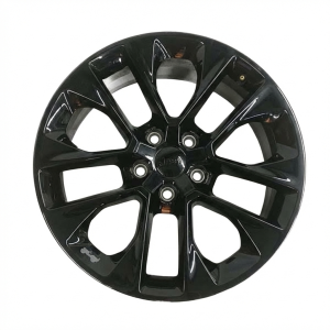 2020-2025 Jeep Wrangler Black 20x8 5 V-Spoke Painted Alloy Wheel (New OEM)