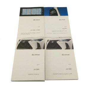 2019-2022 Lexus UX250h UX250h Hybrid Owners Manual with Storage Cover (Used OEM)