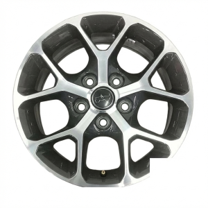 2024-2026 Jeep Wrangler Black 17x7.5 Y-Spoke Machined Charcoal Alloy Wheel (New OEM)