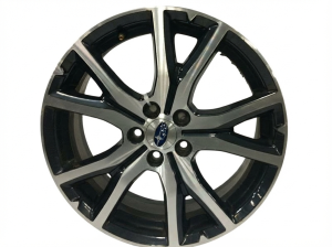 2017-2022 Subaru Impreza Black 17x7 5 V-Spoke Machined Charcoal Alloy Wheel (Used OEM)