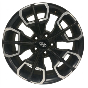 2022-2024 Hyundai Santa Cruz 18x7.5 Machined Black Alloy Wheel (Used OEM)