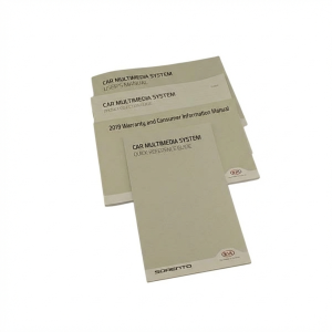 2019-2020 Kia Sorento Owners Manual with Storage Cover (Used OEM)