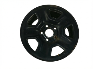 2018-2024 Jeep Wrangler Black 17x7.5 5-Spoke Steel Wheel (Used OEM)