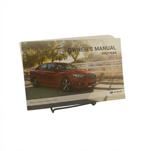2017 Subaru Impreza Owners Manual with Storage Cover (Used OEM)