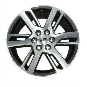 2022-2024 Ford Expedition Black Slotted Spoke Machined Charcoal Alloy Wheel (Used OEM)