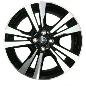 2018-2020 Nissan Kicks Black 17x6.5 Machined Black Alloy Wheel (Used OEM)