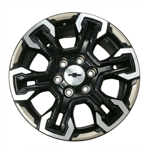 2022-2025 Chevrolet Silverado 1500 Black 18x8.5 6-Spoke Machined Black Alloy Wheel (New OEM)