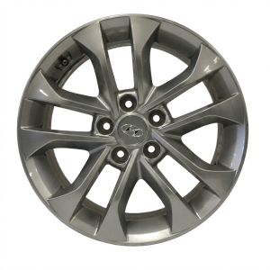 2019-2020 Hyundai Santa Fe 17x7 10-Spoke Silver Painted Alloy Wheel (Used OEM)