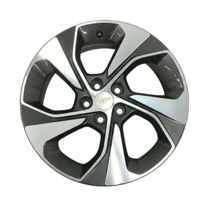 2017-2020 Chevrolet Sonic Black 17x6.5 5-Spoke Machined Charcoal Alloy Wheel (New OEM)