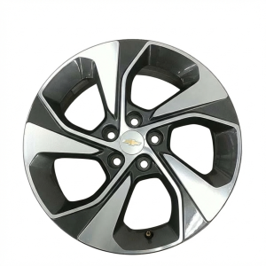 2017-2020 Chevrolet Sonic Black 17x6.5 5-Spoke Machined Charcoal Alloy Wheel (New OEM)
