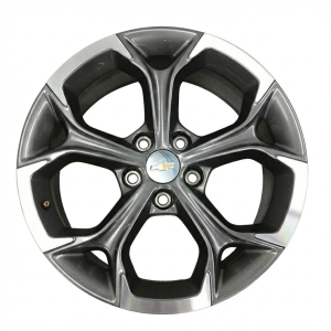 2019-2025 Chevrolet Malibu Black 5 Y-Spoke Machined Charcoal Alloy Wheel (New OEM)