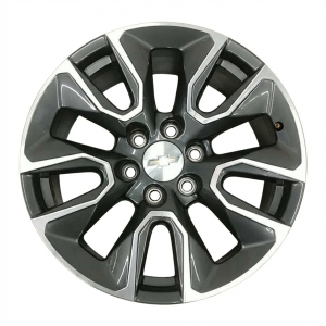 2021-2024 GMC Yukon XL Black 20x9 10-Spoke Machined Charcoal Alloy Wheel (Used OEM)