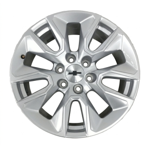2019-2024 GMC Sierra 1500 Silver 20x9 10-Spoke Silver Painted Alloy Wheel (New OEM)