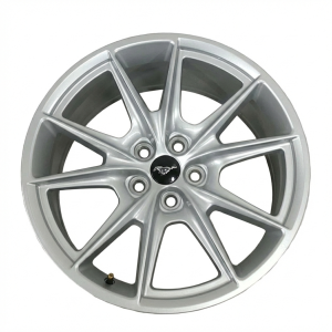 2024-2025 Ford Mustang Silver 19x8.5 10-Spoke Silver Alloy Wheel (New OEM)