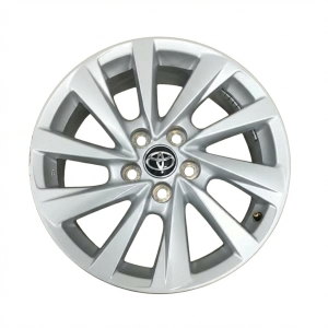 2021-2024 Toyota Camry Silver 17x7.5 10-Spoke Silver Painted Alloy Wheel (Used OEM)