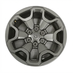 2022-2025 Ram 1500 Black 18x9 Y-Spoke Machined Charcoal Alloy Wheel (New OEM)