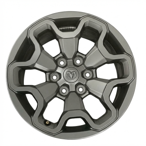 2022-2025 Ram 1500 Black 18x9 Y-Spoke Machined Charcoal Alloy Wheel (New OEM)