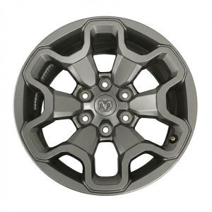 2022-2025 Ram 1500 Black 18x9 Y-Spoke Machined Charcoal Alloy Wheel (New OEM)