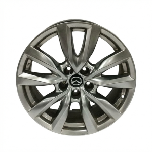 2017-2021 Mazda CX-9 Silver 18x8 10-Spoke Silver Alloy Wheel (Used OEM)