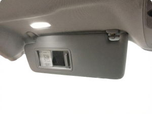 2023-2024 Audi A4 Black Illuminated Sun Visor - Left (Driver) (Used OEM)