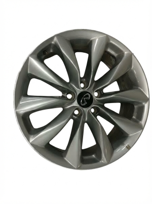 2019-2022 INFINITI QX50 Silver 19x7.5 5 V-Spoke Painted Silver Alloy Wheel (Used OEM)