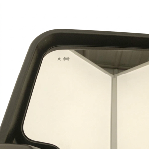 2020-2023 Chevrolet Silverado 1500 Black Power Heated Towing Door/Side View Mirror with Signal Lamp, BSA and Puddle Lamp - Left (Driver) (New OEM)
