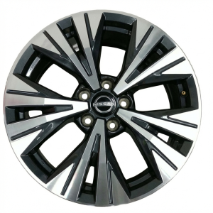 2021-2023 Nissan Rogue Black 18x7.5 10-Spoke Machined Charcoal Alloy Wheel (Used OEM)