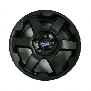 2022-2025 Subaru Legacy Black 17-Inch 6-Spoke Matte Black Alloy Wheel (New OEM)